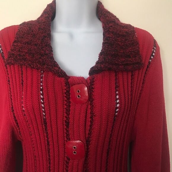 Lisa International Long Knit Sweater | Cardigan L - Picture 6 of 10